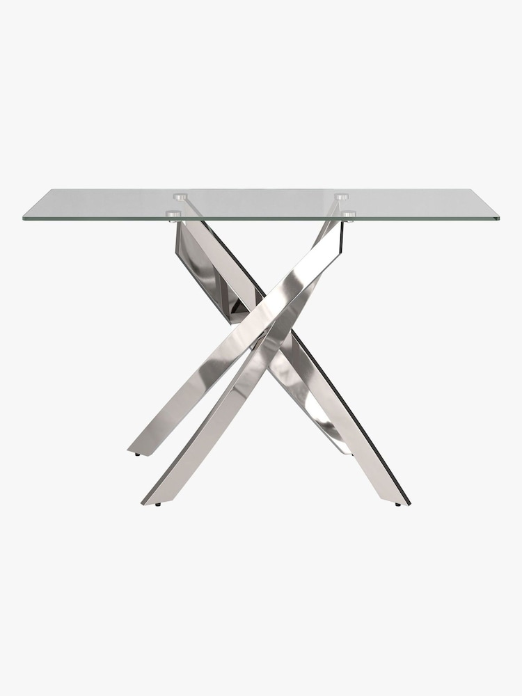 Centrepiece Chrome Cluster Console Table - Image 4 of 4 Centrepiece Chrome Cluster Console Table - Image 4 of 4