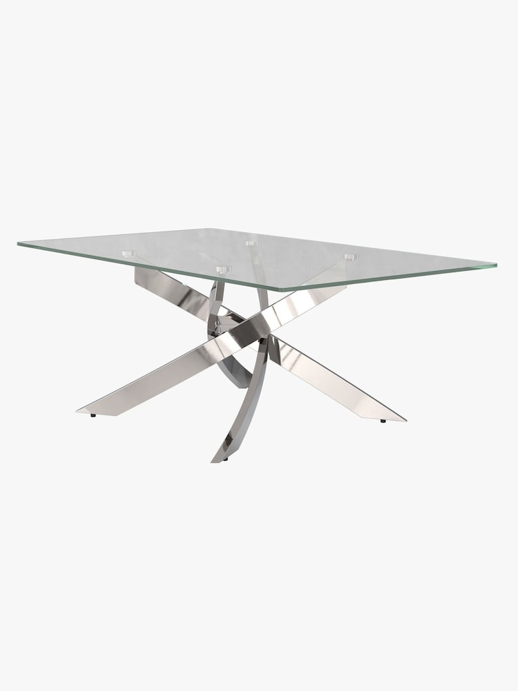 Centrepiece Chrome Cluster Coffee Table - Image 2 of 4 Centrepiece Chrome Cluster Coffee Table - Image 2 of 4