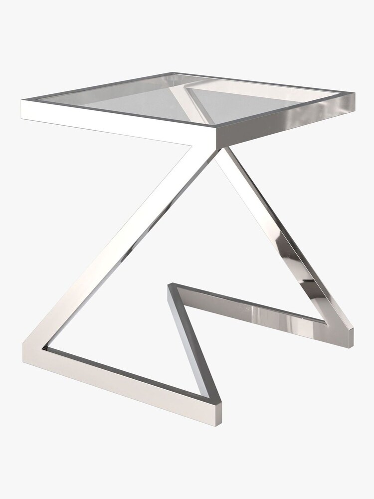 Centrepiece Stainless Steel Storm Side Table - Image 2 of 4