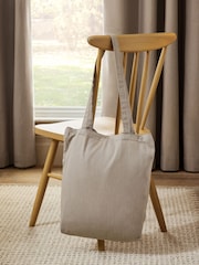 Dark Natural Blackout/Thermal Cotton Eyelet Curtains - Image 7 of 7