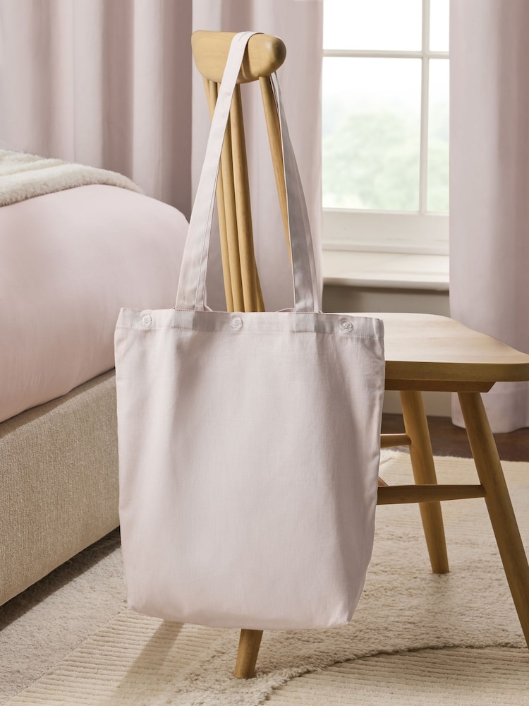 Blush Pink Premium Cotton Sateen Blackout Thermal Eyelet Curtains - Image 7 of 7