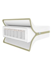 Mamas & Papas White Atlas Cot Bed & Pocket Spring Mattress - Image 4 of 4