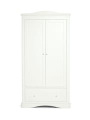 Mamas & Papas White Flyn Wardrobe - Image 4 of 4