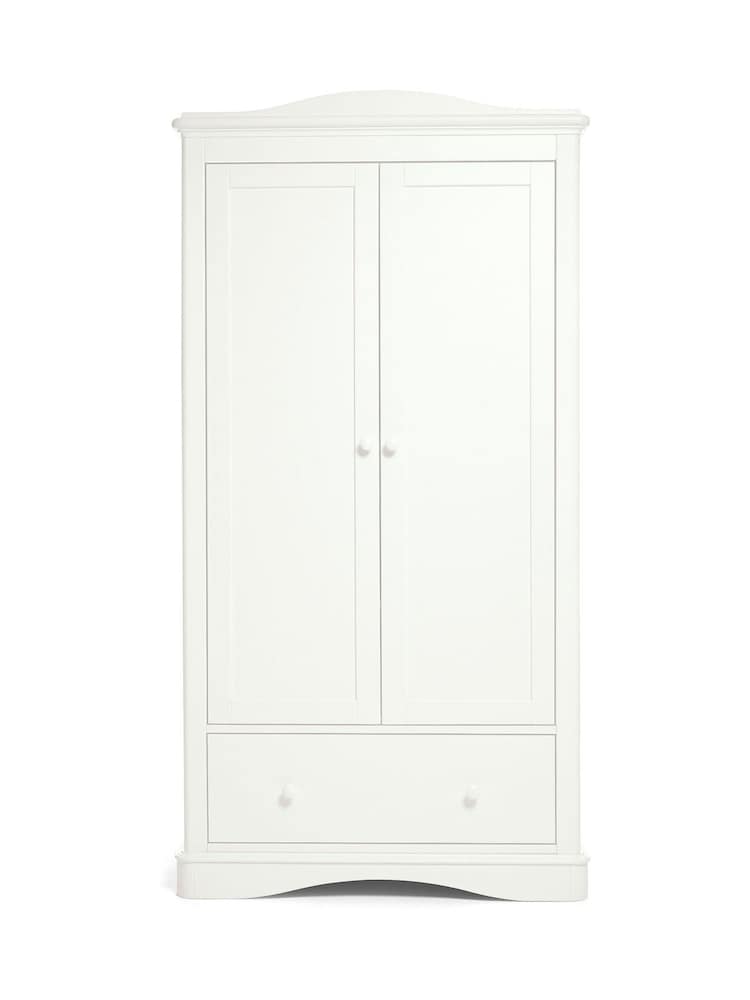 Mamas & Papas White Flyn Wardrobe - Image 4 of 4