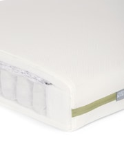 Mamas & Papas Light Oak Atlas Cot Bed & Pocket Spring Mattress - Image 2 of 4