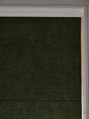 Green Olive Ready Made Blackout Thermal Bouclé Roman Blind - Image 6 of 7