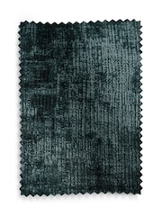 Navy Blue Ready Made Blackout/Thermal Plush Chenille Roman Blinds - Image 7 of 8