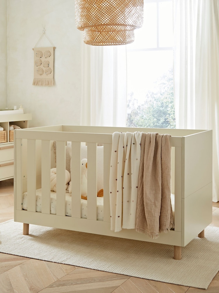 Cuddleco Cream Harper Cot Bed - Image 1 of 5