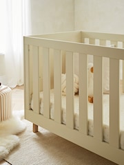 Cuddleco Cream Harper Cot Bed - Image 2 of 5