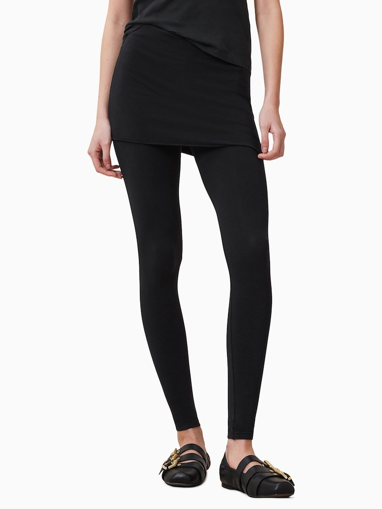 AllSaints Black Raffi Leggings - Image 2 of 8