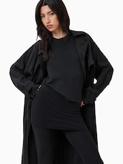 AllSaints Black Raffi Leggings - Image 5 of 8