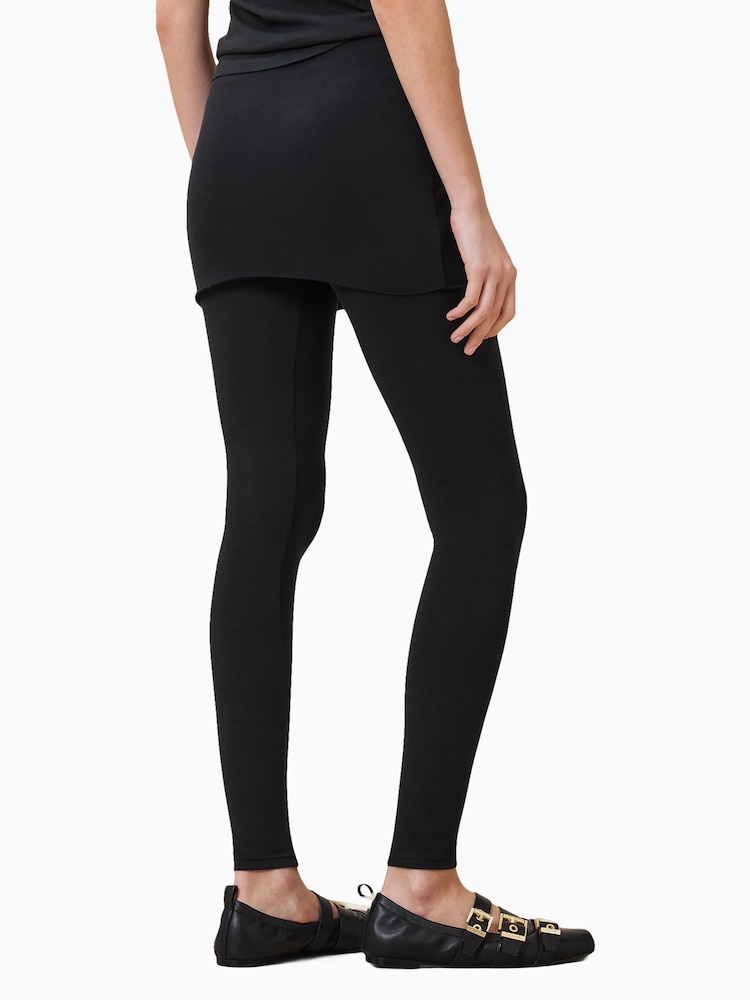 AllSaints Black Raffi Leggings - Image 6 of 8