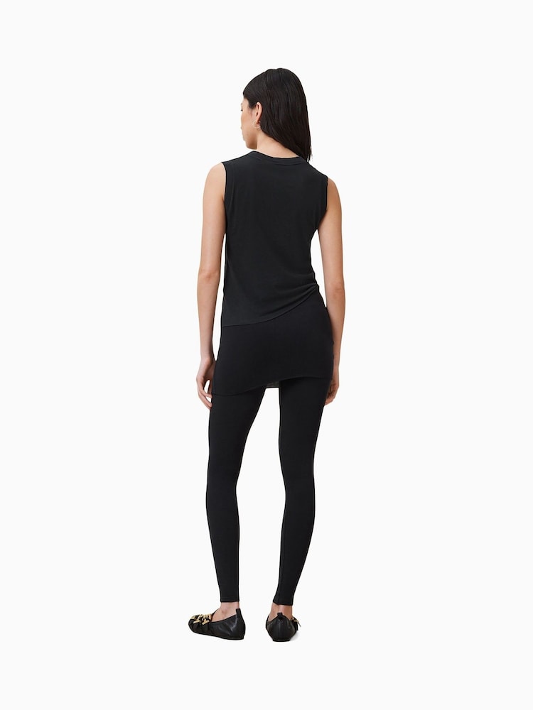 AllSaints Black Raffi Leggings - Image 7 of 8