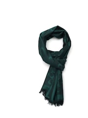 COACH Blue Bias Signature C Oblong Scarf - Image 2 of 4