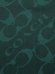 COACH Blue Bias Signature C Oblong Scarf - Image 4 of 4