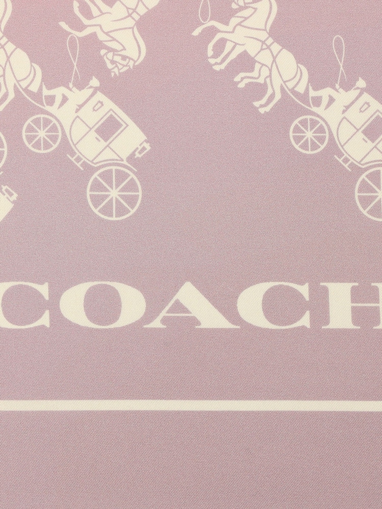 COACH Horse And Carriage Ombre Printed Silk Square Scarf - Bild 4 von 4