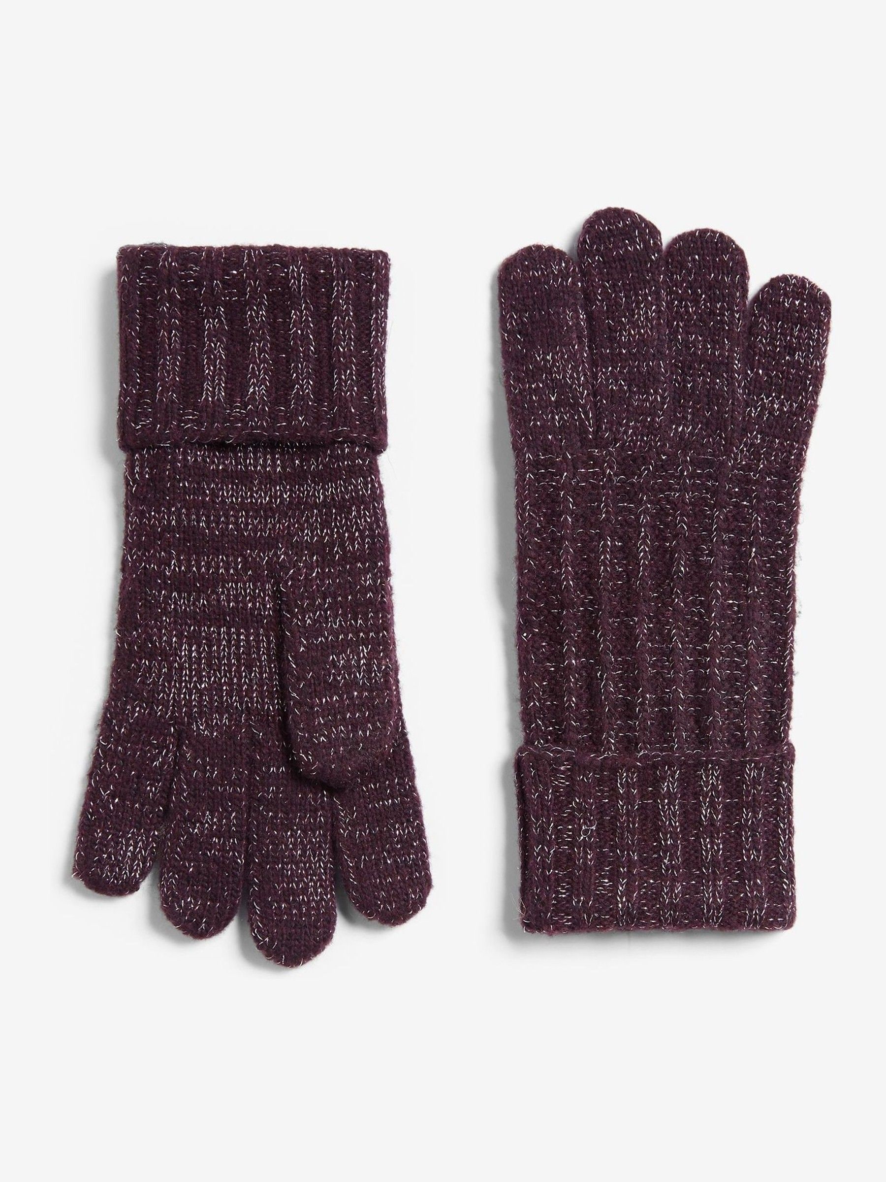 SALSATION サルセーション Rib Knit-Gloves Blush Buy Lipsy Berry Shimmer Ribbed Knitted Gloves from Next Romania