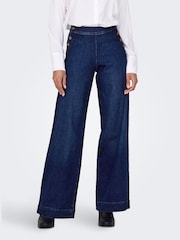 ONLY Blue Wide Fit Jeans - Image 1 of 6