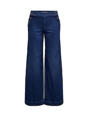 ONLY Blue Wide Fit Jeans - Image 5 of 6