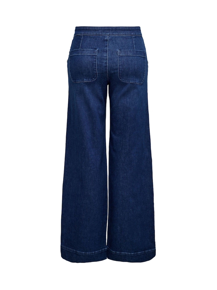 ONLY Blue Wide Fit Jeans - Image 6 of 6