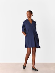Whistles Blue Melanie Dress - Image 1 of 5