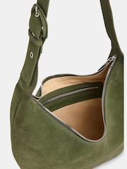 Whistles Green Sia Curved Cross-Body Bag - Image 3 of 4