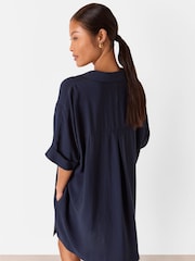 Whistles Blue Petite Melanie Dress - Image 2 of 4
