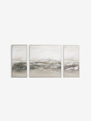 Lipsy Set of 3 Silver Tone Abstract Wall Art - Image 5 of 6