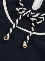 Reiss Navy/White Piper Swimsuit - Image 6 of 6