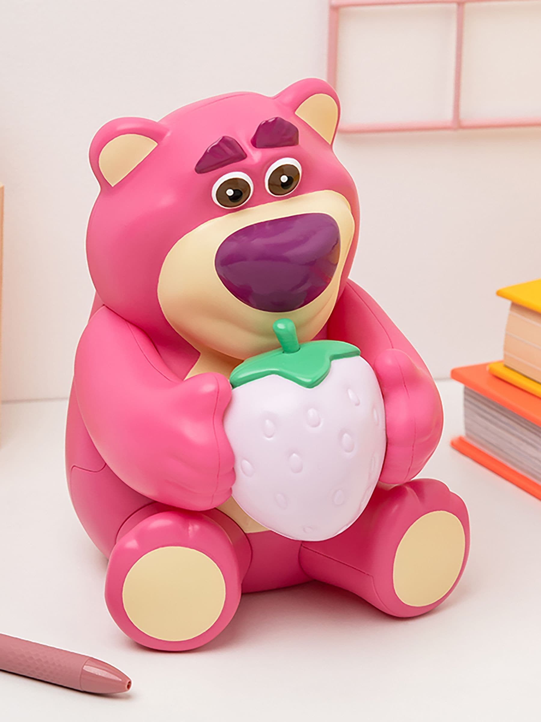 Paladone Lotso Huggin Bear GloBuddies Colour Changing Strawberry Light, Officially Licensed Disney Toy Story 3D LED Lamp, Battery Powered Gift for Fans - Image 2