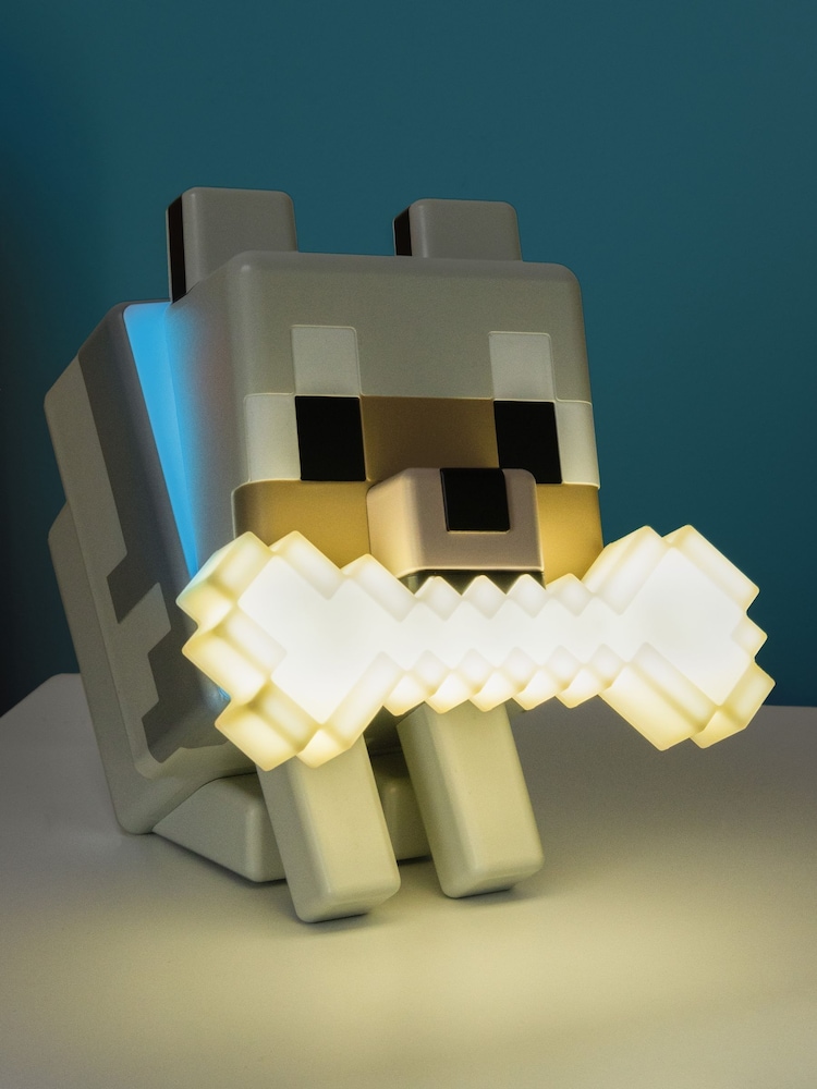 Minecraft Wolf 3D Character Glo Buddies Animal Night Light - Image 2 of 6