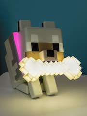Minecraft Wolf 3D Character Glo Buddies Animal Night Light - Image 5 of 6