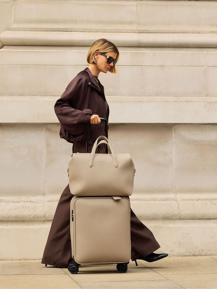 Katie Loxton Natural Oxford Cabin Suitcase - Image 1 of 5