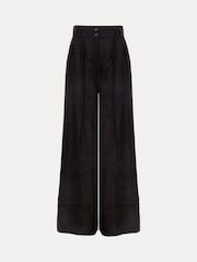 Phase Eight Black Ayse Linen Trousers - Image 6 of 7