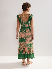 Phase Eight Green Sandra Midi Dress - Image 2 of 7