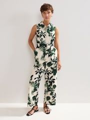 Phase Eight White Tullisa 100% Cotton Jumpsuit - Image 1 of 7