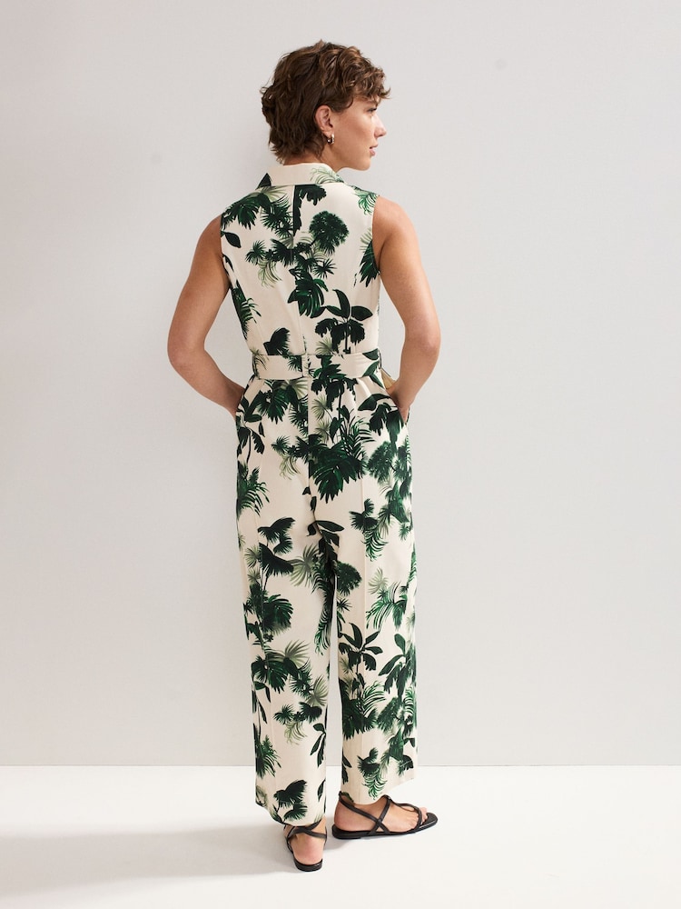 Phase Eight White Tullisa 100% Cotton Jumpsuit - Image 2 of 7