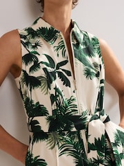Phase Eight White Tullisa 100% Cotton Jumpsuit - Image 5 of 7