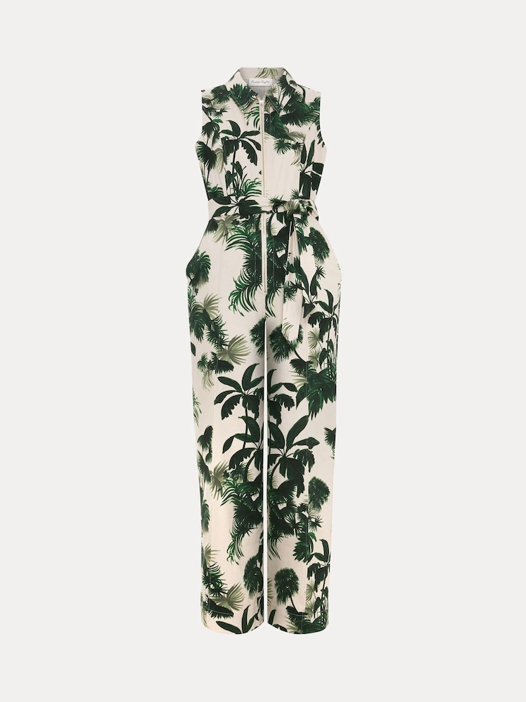 Phase Eight White Tullisa 100% Cotton Jumpsuit - Image 7 of 7