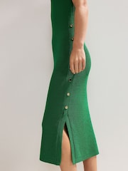 Phase Eight Green Kacie Crochet Dress - Image 6 of 7