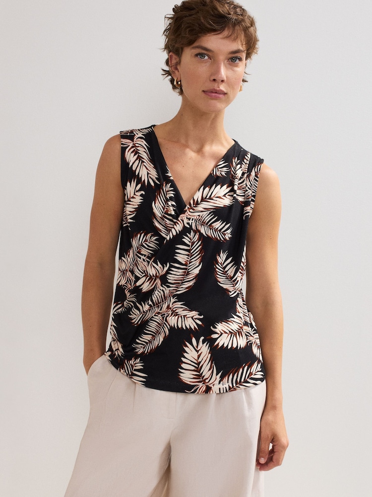 Phase Eight Black Sutton Printed Blouses - Image 1 of 7 Phase Eight Black Sutton Printed Blouses - Image 1 of 7