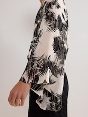 Phase Eight Black Simi Filcoupe Blouse - Image 5 of 7