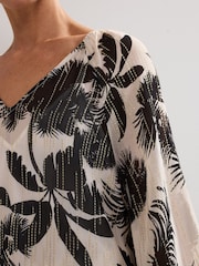 Phase Eight Black Simi Filcoupe Blouse - Image 6 of 7