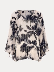 Phase Eight Black Simi Filcoupe Blouse - Image 7 of 7