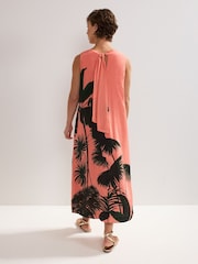 Phase Eight Pink Leila Palm Dress - Image 2 of 6