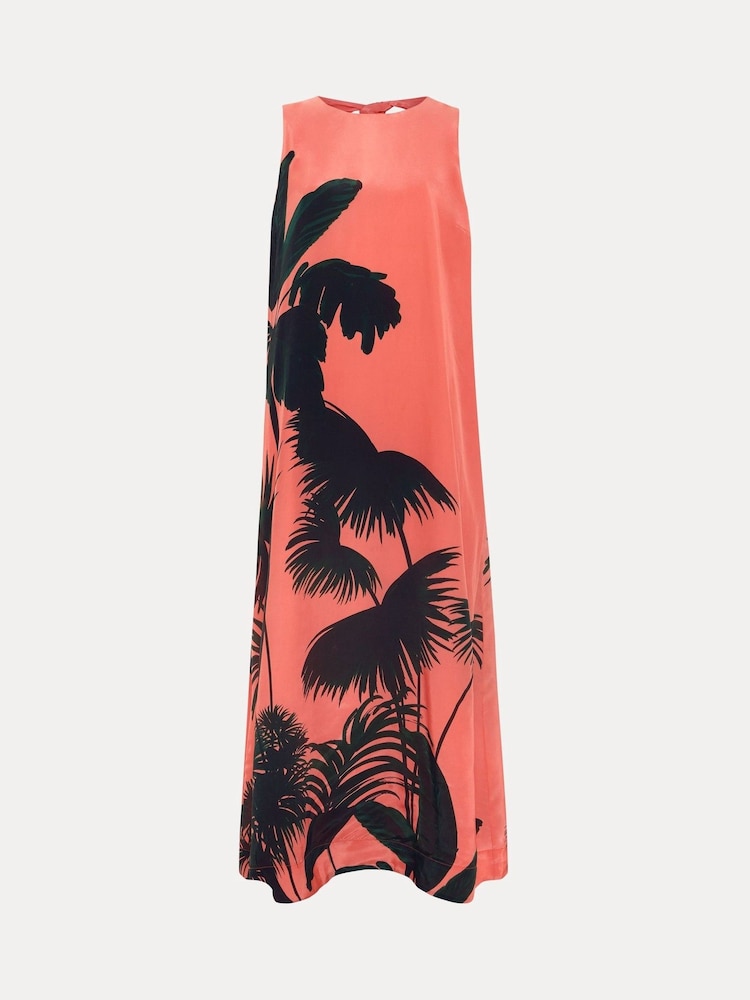 Phase Eight Pink Leila Palm Dress - Image 6 of 6