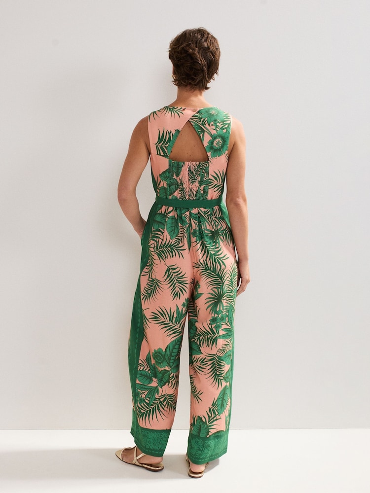 Phase Eight Pink Cyra Palm Jumpsuit - Image 2 of 7