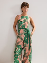 Phase Eight Pink Cyra Palm Jumpsuit - Image 3 of 7