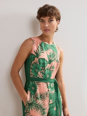 Phase Eight Pink Cyra Palm Jumpsuit - Image 4 of 7
