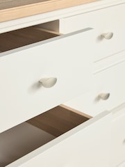 Chalk White Hampton Painted Oak Collection 10 Drawer Chest - Image 8 of 8